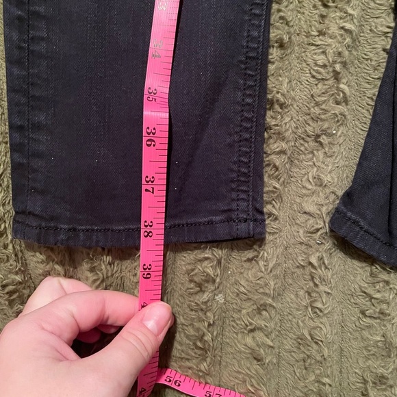 Rag & Bone Aged Black Skinny Jeans measures at Size 28 (tag says 26) - Picture 6 of 7